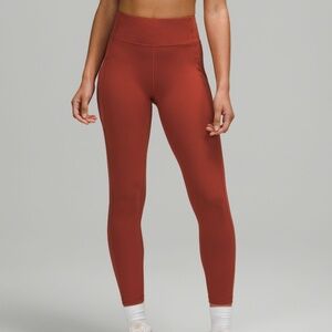 Lululemon Invigorate High-Rise Tight 25" Cayenne Size 6